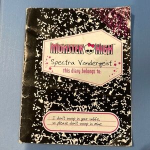 Monster High Spectra Vondergeist Replacement Diary Journal Booklet For Doll 2011